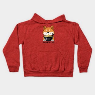 Shiba - Ramen Life Kids Hoodie